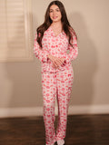 XOXO Long Sleeve Bamboo Pajama Set