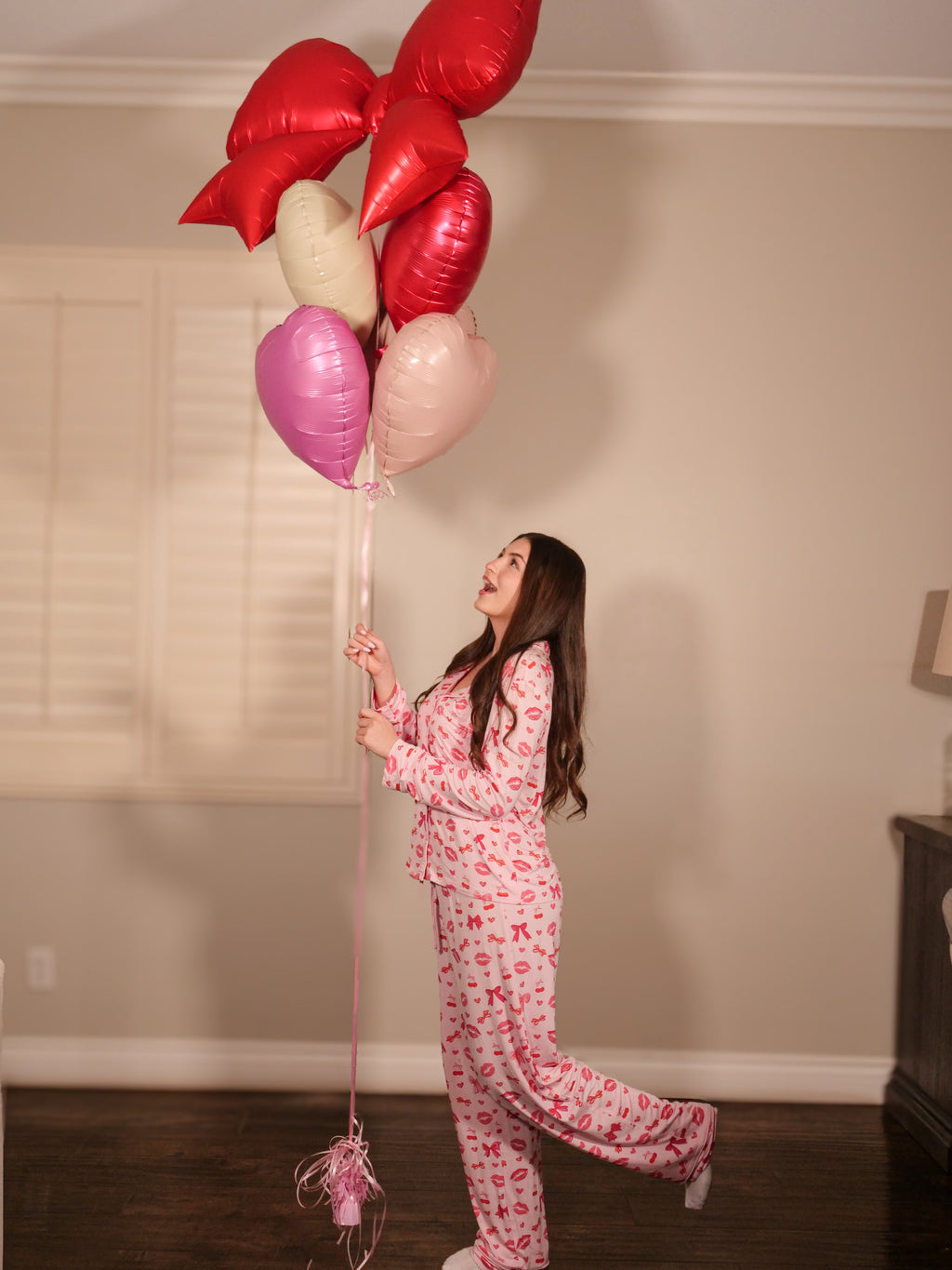 XOXO Long Sleeve Bamboo Pajama Set